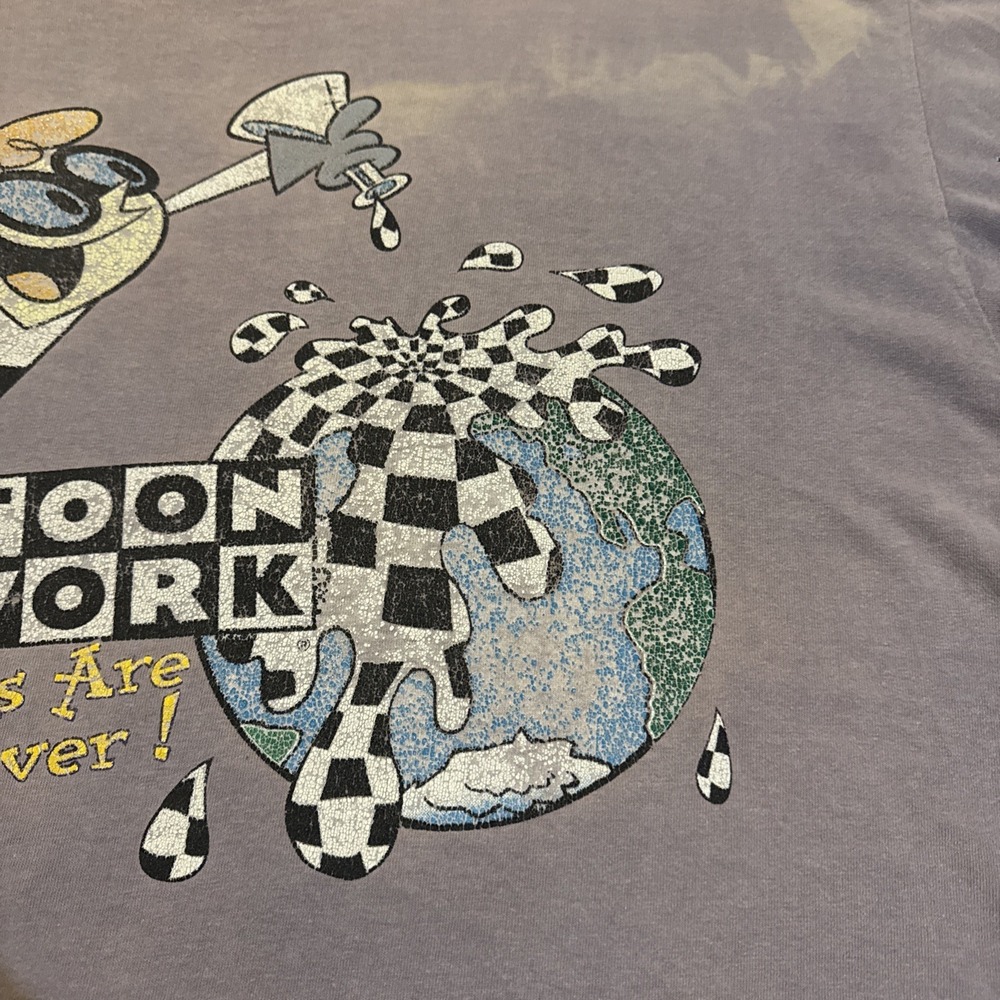 Vintage Dexter's Laboratory Shirt 90's Cartoon Network Grail Men's Size XL Rare - Picture 6 of 16